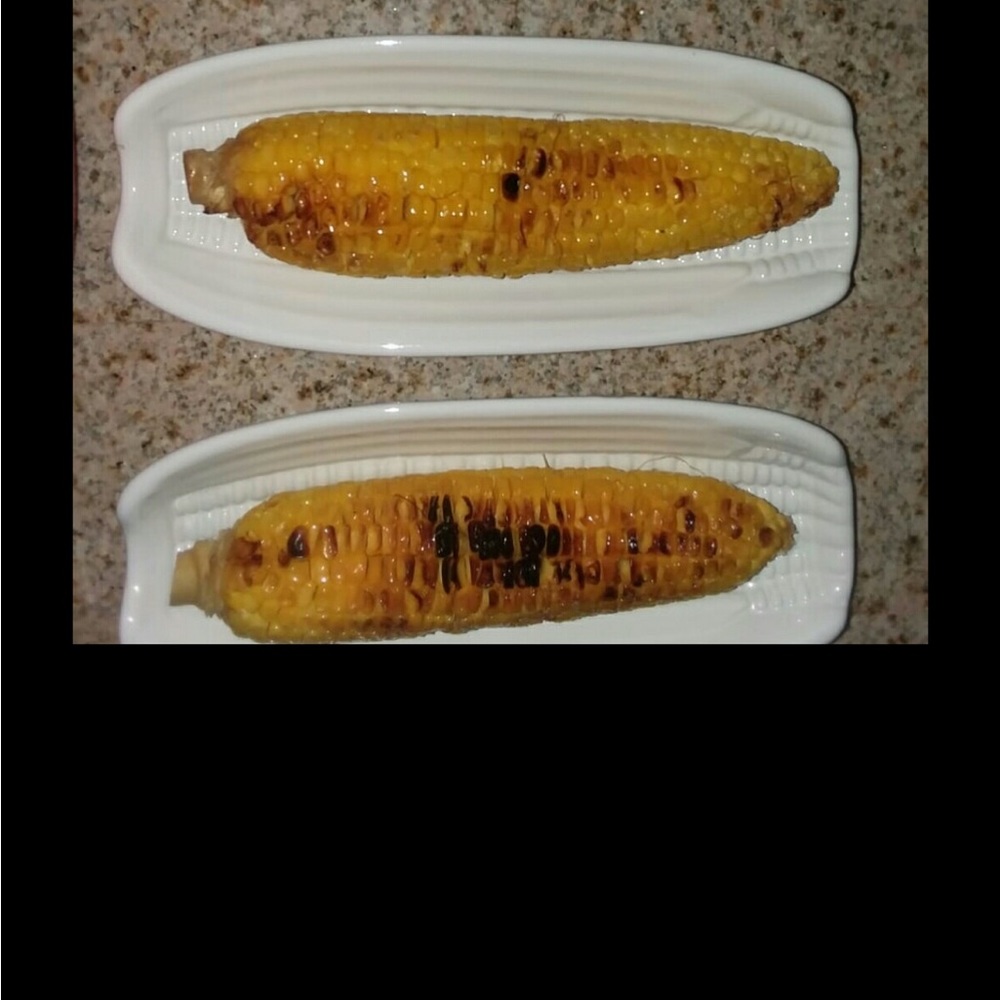 CORN PLATES SET OF 2 - Picture 3 of 5